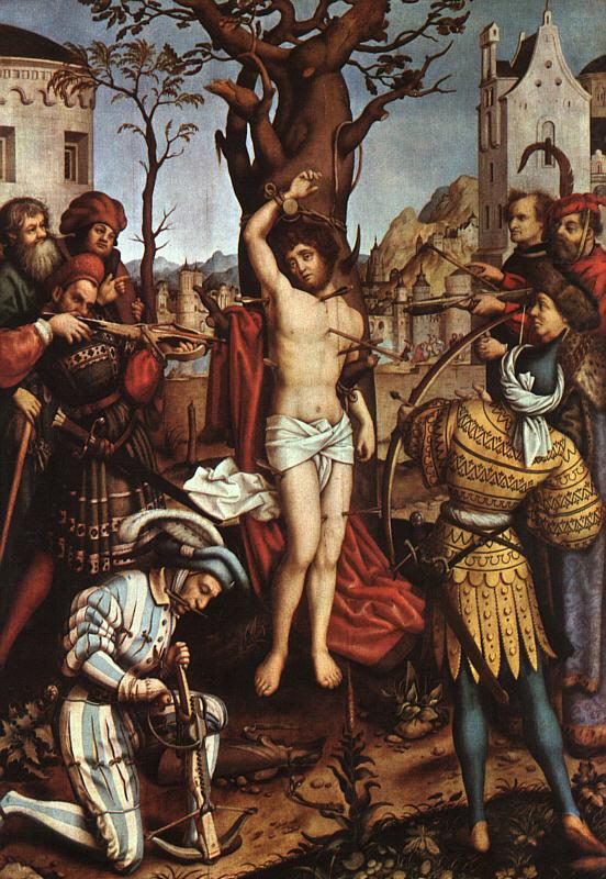 The Martyrdom of Saint Sebastian, HOLBEIN, Hans the Elder